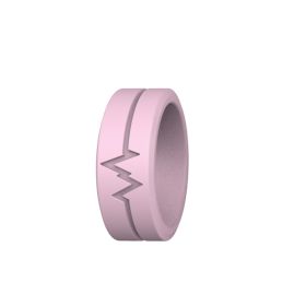 Outdoor Survival Luminous Silicone Ring Three Colors Optional Outdoor Camping Supplies (Color: pink, Quantity: 1pc)
